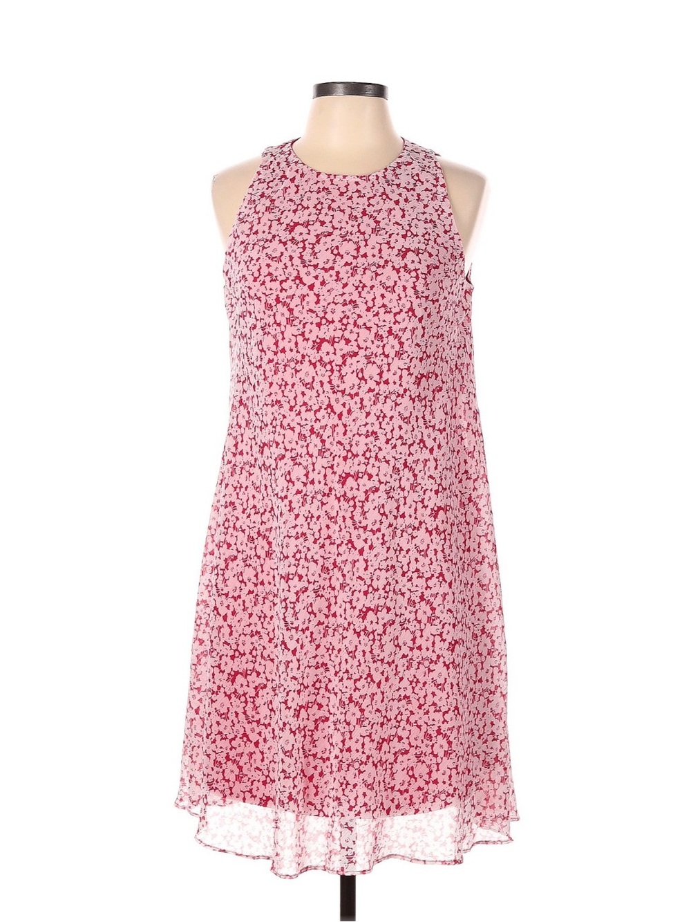 Lauren Ralph Lauren Pink and White Patterned Dress